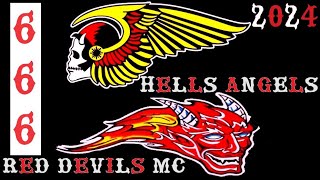 HELLS ANGELS SUPPORT MC RED DEVILS MC  HARLEY DAYS 3 [upl. by Landan]