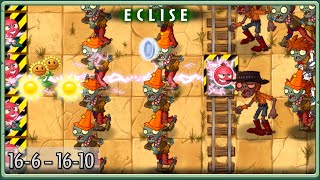 PvZ 2 ECLISE Alpha Wild West Level 166  1610 [upl. by Natal]