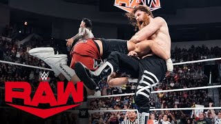 Bron Breakker again takes out Sami Zayn Raw highlights July 22 2024 [upl. by Pierre]