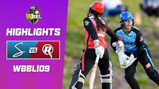 Adelaide Strikers v Melbourne Renegades  WBBL09 [upl. by Ellainad]