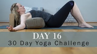 How to Use a Yoga Bolster  30 Day New Year Challenge  Day 16 [upl. by Dleifrag]