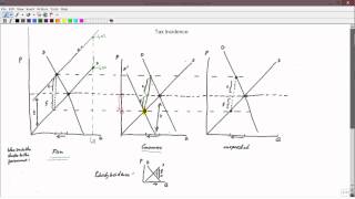 Intermediate Microeconomics Tax Incidence [upl. by Rame327]