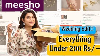 😍MEESHO WEDDING EDIT  Jewellery You Must Buy Under 200 Rs Only  Super Style Tips [upl. by Elisa]