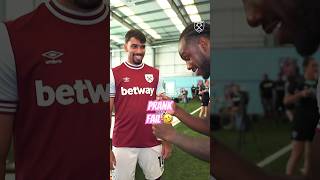 Michail Antonio’s prank backfires 👀 [upl. by Nivad]