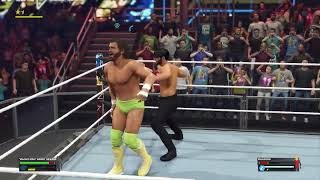 WWE 2K23 Gameplay  Randy Savage Vs ManSoor [upl. by Airdnekal]