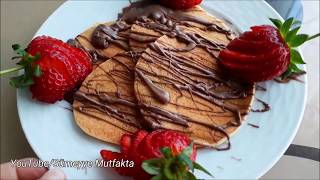 18 PANCAKES MET 1 EI en 1 GLAS MELK  MAKKELIJKE ZACHTE PUFFY PANCAKE RECEPT [upl. by Reeba893]