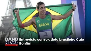 Caio Bonfim faz história e conquista medalha de prata  BandNews TV [upl. by Telrats785]