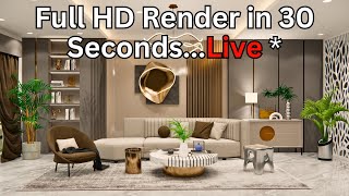 Enscape 40 Full HD Render in 30 Seconds LIVE 🔥 [upl. by Alys]