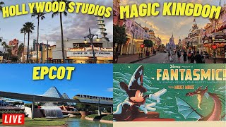 🔴 LIVE Hollywood Magic Kingdom Epcot Back to Fantasmic at Walt Disney World 10112024 [upl. by Allister]