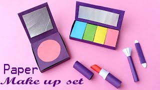 DIY Realistic Paper Makeup Set  Easy DIY Paper Crafts DIY Miniature Paper Craft [upl. by Mini]