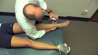 Ankle Dorsiflexion Testing with Handheld Dynamometer [upl. by Zetnwahs]