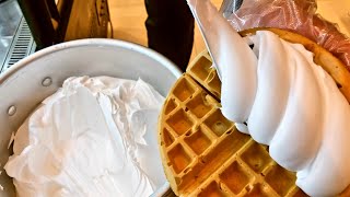 TOP10 Delicious Korean Waffles  Korean street food [upl. by Grail]