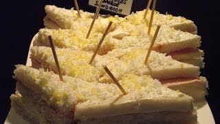 How to make Basque pintxos Ham and egg triangles [upl. by Ianteen870]