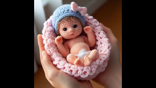 AMIGURUMI  BEBOTES Y CUNITAS DE MI IMAGINACION DISEÑADAS CON IA PARA CREADORAS Y SAQUES IDEAS [upl. by Arnelle]