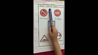 Road Safety Signs  Grade3  Project Activity  Subject Enrichment Activity [upl. by Sophi]