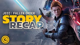 Star Wars Jedi Fallen Order Full Story Recap [upl. by Atorod]