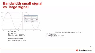 Slew rate and bandwidth [upl. by Meletius]