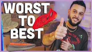 RANKING Every 2021 YEEZY Release Worst to Best [upl. by Animlehliw536]