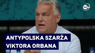 Węgierski premier ostro atakuje rząd w Warszawie Uderza również w całą Unię Europejską TVN24 [upl. by Eimac]