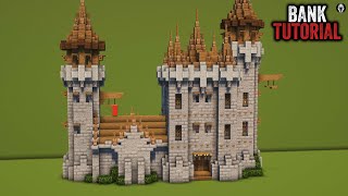 Minecraft Medieval Bank Tutorial [upl. by Asabi841]