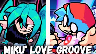 Friday Night Funkin Mod Miku Love Groove BFHatsune Miku [upl. by Morgana747]