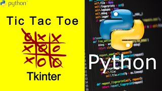 Tic Tac Toe Game  Python tutorial for beginners atahojaatahojaacademypythontkintercoding [upl. by Nomolas81]