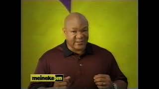 2001 Meineke Commercial Brakes Sale with George Foreman  Aired October 15 2001 [upl. by Nywroc370]