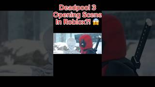 Deadpool 3 Opening Scene In Roblox 😱 shorts short trending roblox [upl. by Ezekiel]