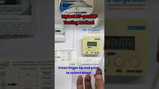 How to perform NTproBNP Rapid Card Test using finger prick blood [upl. by Elleuqar]