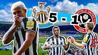 INSANE 51 Victory for Newcastle United After Terrible First Half  TF Reacts [upl. by Phyl]