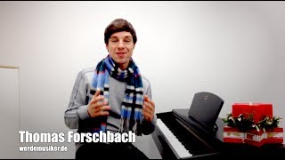 Weihnachtslieder deutsch Stille Nacht heilige Nacht  Piano Tutorial  Klavier lernen für Anfänger [upl. by Ayatnwahs]