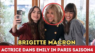 Brigitte Macron dans la 4ème saison dEmily in Paris  quel rôle joue telle dans la série [upl. by Zetes938]