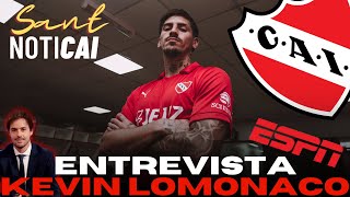 ENTREVISTA KEVIN LOMONACO INDEPENDIENTE  ESPN F12  independiente [upl. by Leacock]