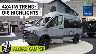 Caravan Salon 2024  Allrad liegt im Trend  Offroadhighlights  Clever Campen [upl. by Tteltrab]