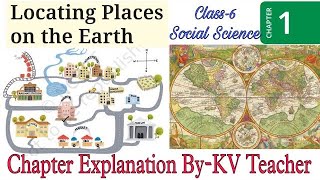 PART2 Locating Places on the Earth  Class6 Social Science SST Chapter1 हिंदी Explanation [upl. by Tarrance936]