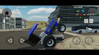 TRACTOR STUNT GAME ON ROAD TRACTOR KA GAME MODIFIED TRACTOR KA GAME 3D VIEWING MODE GAME MOBILE [upl. by Charlet]