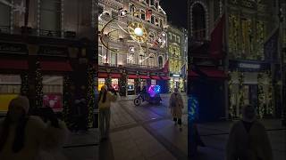 Bond Street Christmas lights 2024 London [upl. by Adlen]