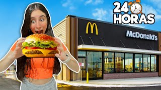 24 HORAS COMIENDO EN MC DONALDS [upl. by Ner]