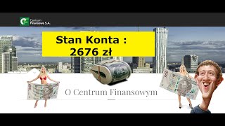 Akcje quotCentrum Finansowequot CFS  analiza z kuli dn 19092024 [upl. by Aonian]