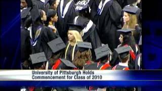 2010 Grads At University Of Pittsburgh Commencement [upl. by Othella]