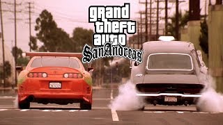 GTA SA PC  Pack 11 Carros Velozes e Furiosos 2001 [upl. by Aryamo421]