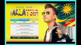 Malaysia 🇲🇾 Official Lyric Video  Faizal Tahir  Reaction [upl. by Sirtemed]