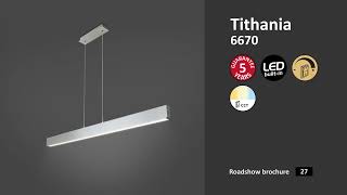 Prezentare video Suspensie LED Tithania 6670 [upl. by Haikezeh870]