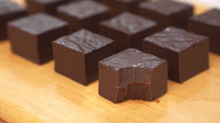 Chocolate Fudge Easy Recipe Only 2 Ingredients [upl. by Eceirehs332]