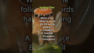 Spelling Time 468 spelling englishlearning englishvocabulary questions quiz [upl. by Aihsilef]