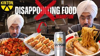 Why Kinton Ramen in Brampton disappointed me  Food vlog [upl. by Norreht39]