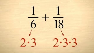 PreAlgebra 15  Least Common Denominators [upl. by Turnbull]