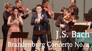 JS Bach Brandenburg Concerto No 4  Cappella Gabetta Maurice Steger Andrés Gabetta [upl. by Hazrit]