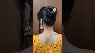 Try This Clutcher Juda Hairstyle ❤️basichairstyle hairtutorial easy judahairstyle [upl. by Erlinna]