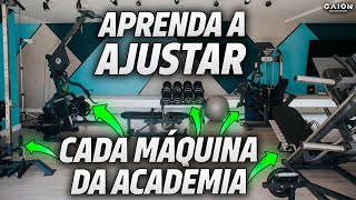 Dicas de como usar corretamente os aparelhos de musculação na academia  Manual dos exercícios [upl. by Luthanen]